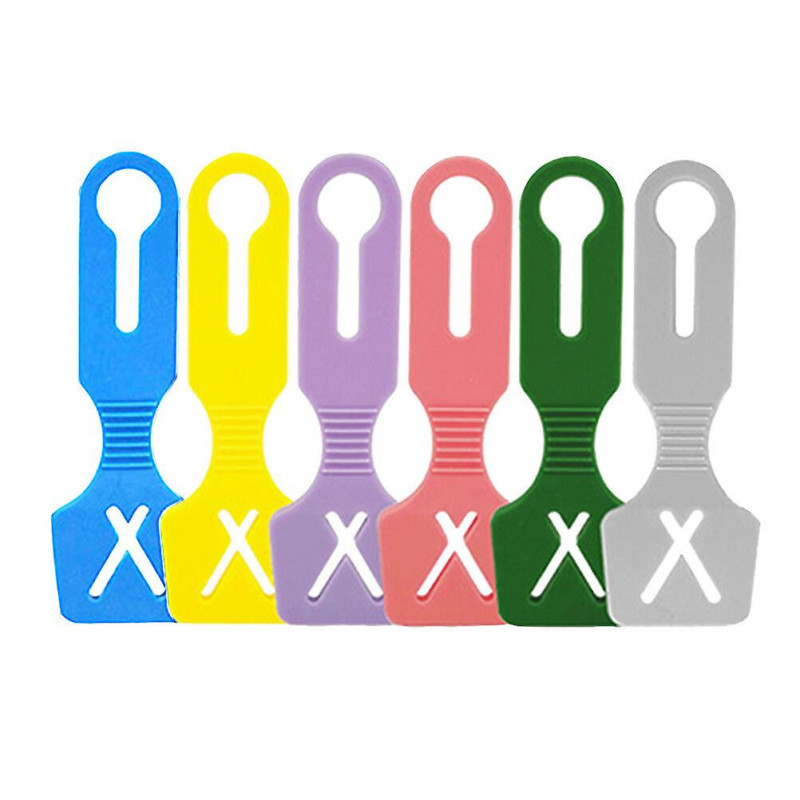 6pcs Dog Poop Bag Holder Garbage Bag Fixing Clip Dog Leash Waste Carrier Holder