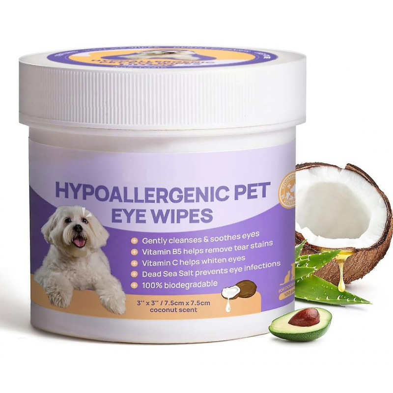 Chat Chien Yeux Nettoyant Tissu Humide Pour Chiens Pet Eye Cleaner Incrusté Et Saleté