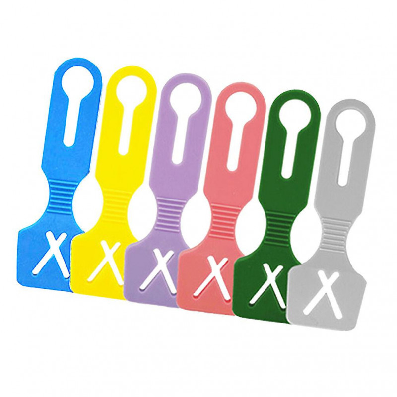 6pcs Dog Poop Bag Holder Garbage Bag Fixing Clip Dog Leash Waste Carrier Holder