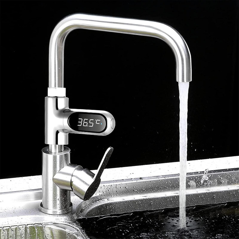 LED Digital Shower Temperature Display 0~100 Baby Bath Water Temperature Celsius/Fahrenheit Display 360 Rotating [...]