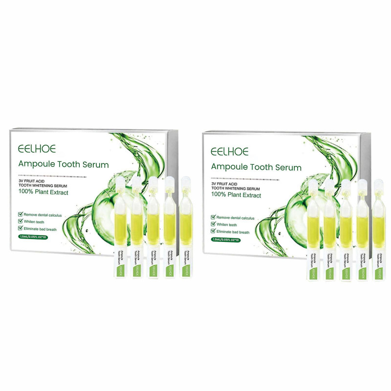 Dentifrice en ampoule pour soins bucco-dentaires, élimination du tartre et de la plaque dentaire et de divers [...]