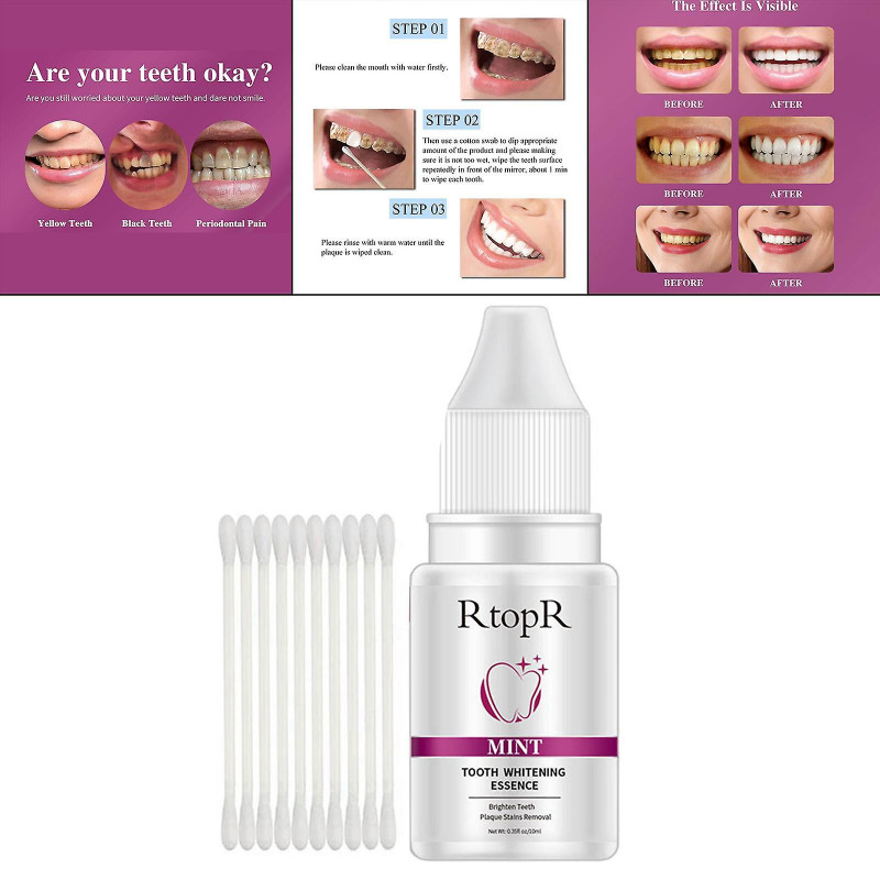 Tooth Liquid 10ml Clean Teeth Oral Cleaning Fresh Breath For Teens Men