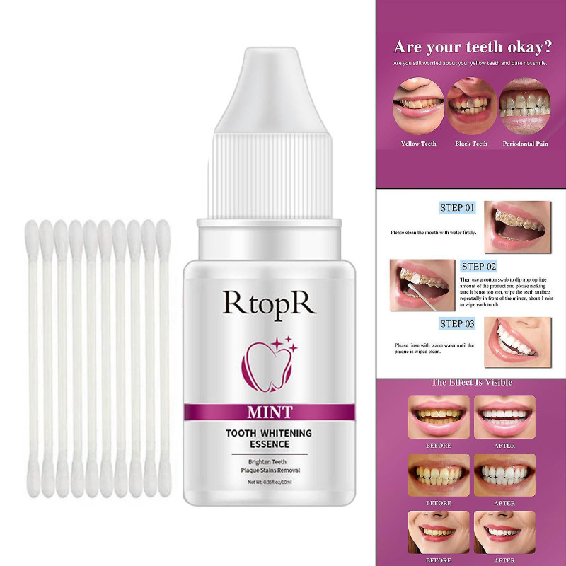 Tooth Liquid 10ml Clean Teeth Oral Cleaning Fresh Breath For Teens Men