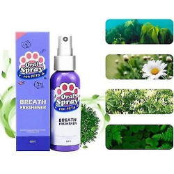 Pet Teeth Cleaning Spray- Pet Breath Freshener Oral Spray