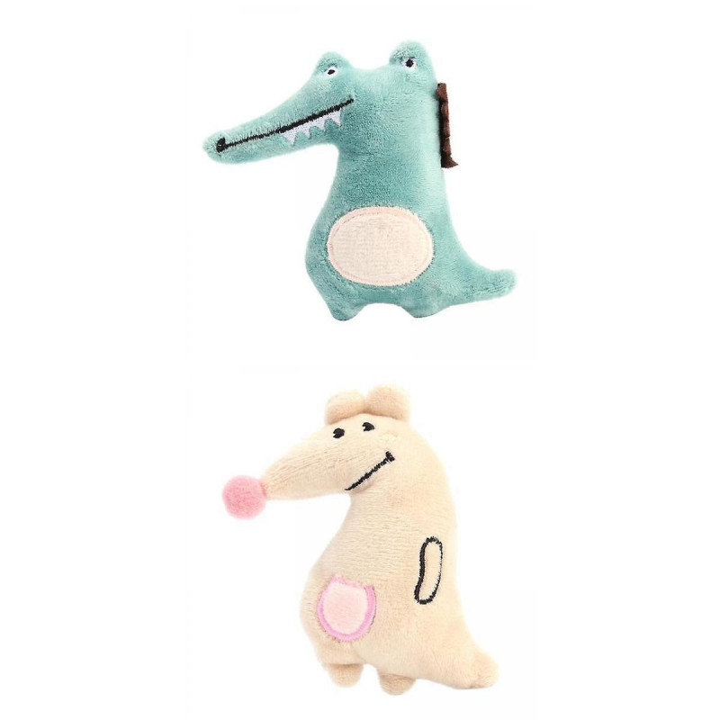 2pcs Cat Kitten Toothbrush Catnip Molar Stick Teeth Cleaner Toys