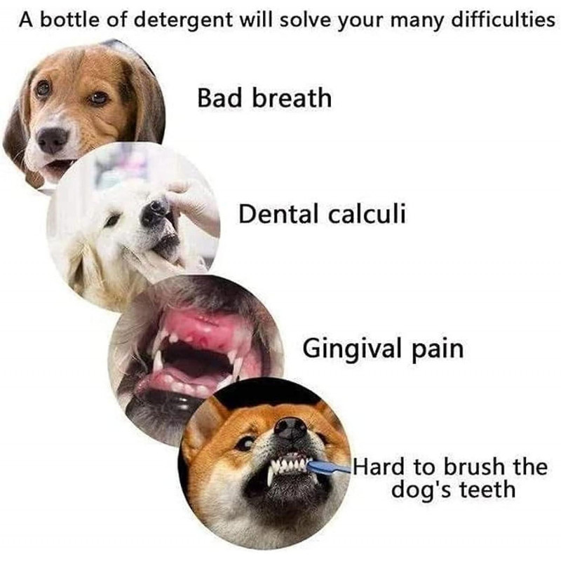 Sprays de soins bucco-dentaires pour chien et chat Mauvaise respiration Freshener Plants Extrait Sprays Dents [...]