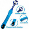 Pack of 3 Three Sided Pet Toothbrush Dog Brush Addition Bad Breath Tartar Teeth Care Dog Cat Cleaning Mouth