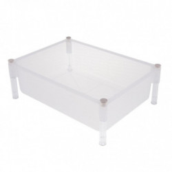 2x Clear Turtle Tank Reptile Habitat For Fish Tank Reptile Turtle Tortoise