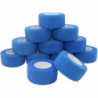Bandage adhésif Bandage élastique Bleu 2.5cm X 4.5m 12 Rouleaux Cheville Tissu Non tissé