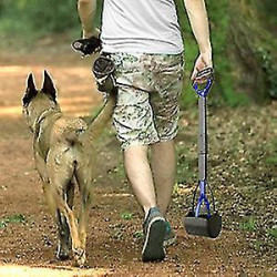 Scooper de caca pour animaux de compagnie portable à longue poignée pour grands et petits chiens Matériau de haute [...]