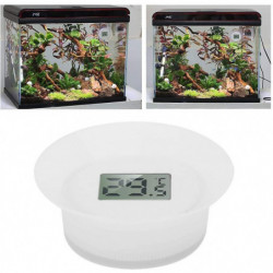 Thermomètre d’aquarium étanche Lcd numérique jauge de température sous-marine Moniteur de température Poisson Ta
