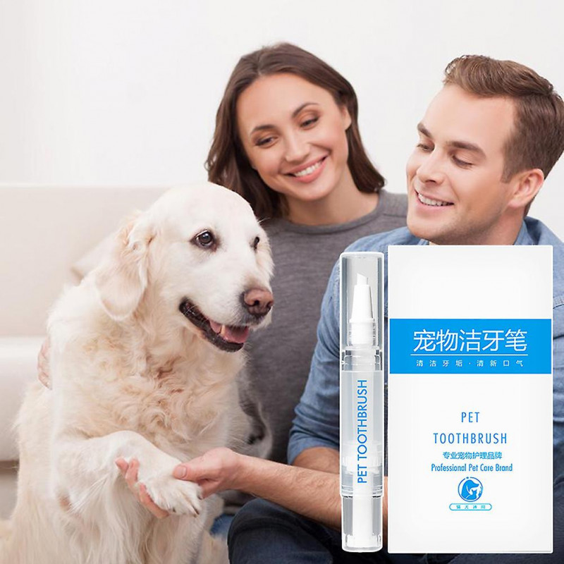 Pet Toothbrush Pen Painless Pet Dog/Cat Teeth Cleaning Pen for Dog Cat