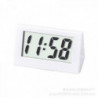 Car Dashboard Clock - Mini Electronic Digital for Auto, Truck, and Vehicle Self-adhesive Bracket Included White