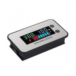 Ipx7 Waterproof Monitor 7-100v Capacity Tester Meter With Buzzer Alarm Temperature,