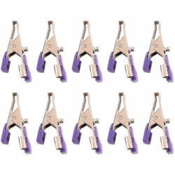 10pcs électrodes réutilisables ECG / ECG à pince crocodile pour animaux, animaux domestiques, chiens, chats et [...]