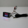 Temperature Gauge Sensor Dual Display Monitor With 2 Ntc Waterproof Probes