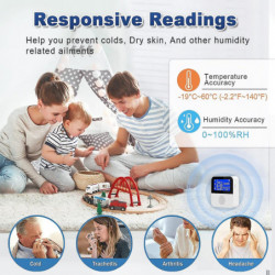 Wifi Temperature Humidity Monitor, 1pcs