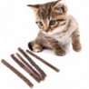 5 Pcs Silvervine Sticks for Cat Dental Toy for Kittens Teeth Cleaning Natural