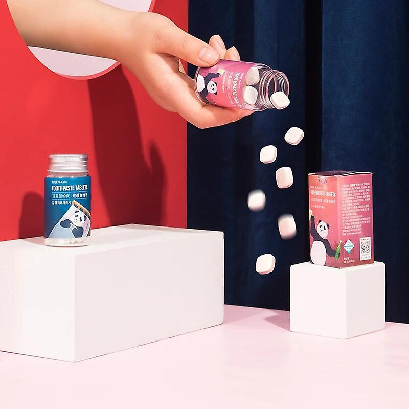 Dentifrice Comprimés Blanchiment des dents Oral Fresh Breath Camping Travel Carry