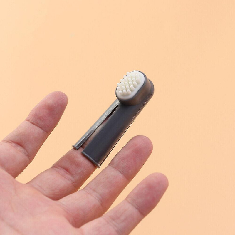 3pc Toothbrush Portative Nontoxic Finger Brushes Toothbrush For Cleaning