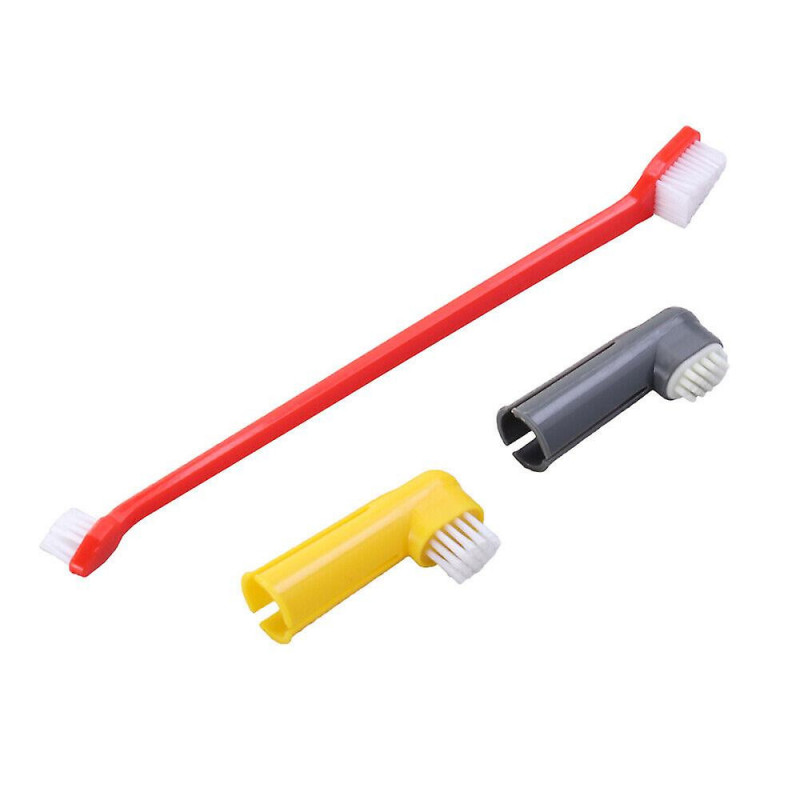 3pc Toothbrush Portative Nontoxic Finger Brushes Toothbrush For Cleaning