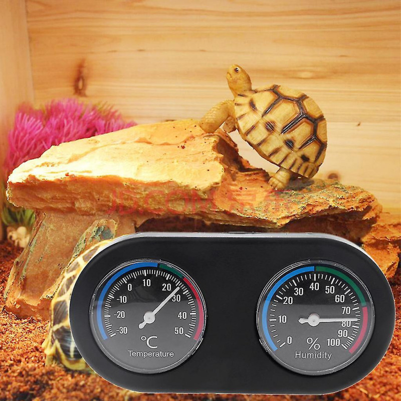 Reptiles Thermometer Terrarium Temperature Humidity Monitor Dial Thermometer