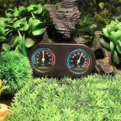 Reptiles Thermometer Terrarium Temperature Humidity Monitor Dial Thermometer