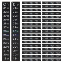 36 Pieces Digital Temperature Sticker Strip Fermenter Strip A