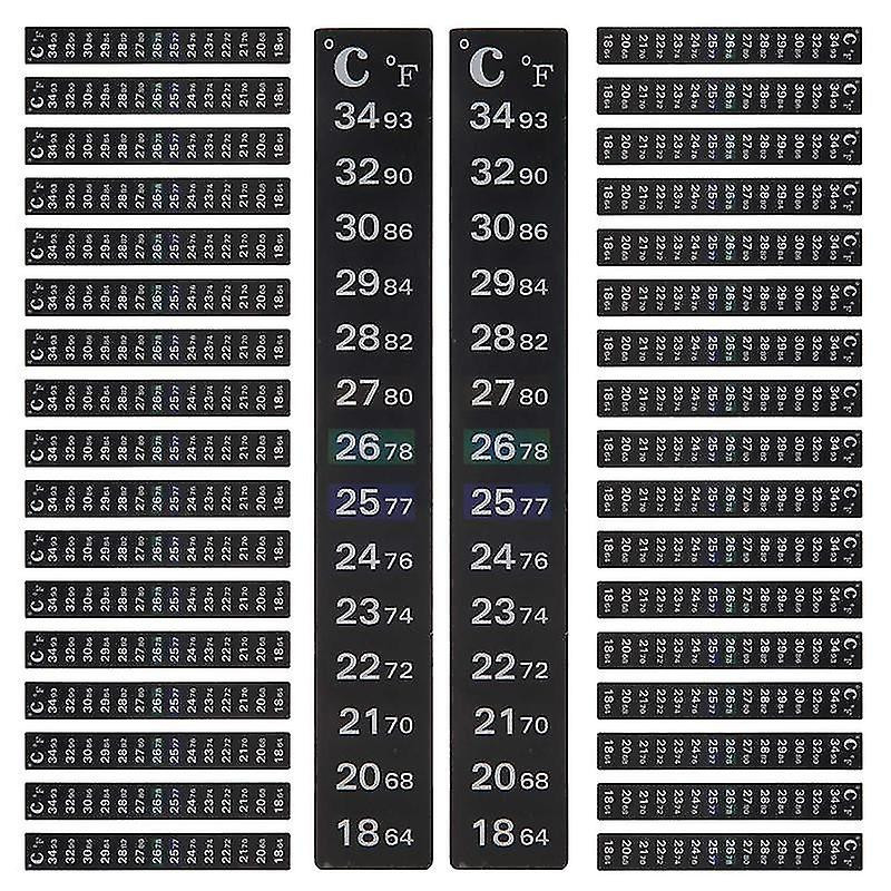 36 Pieces Digital Temperature Sticker Strip Fermenter Strip A