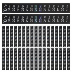 36 Pieces Digital Temperature Sticker Strip Fermenter Strip A