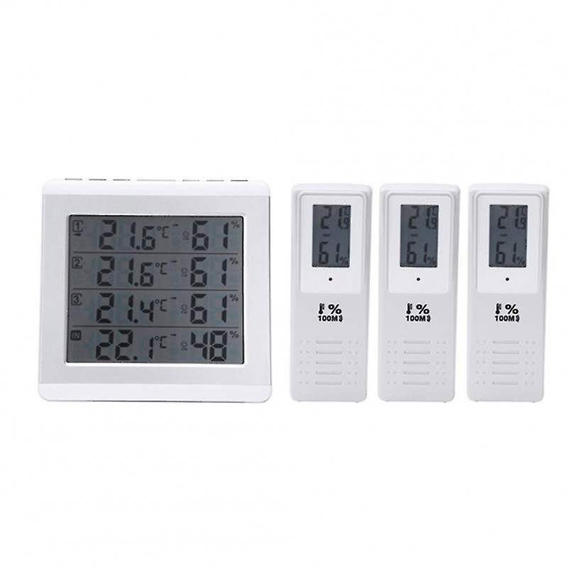 C/f Max Alarm Temperature Meter Er Wireless Lcd Digital For Outdoor Indo