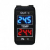 Dual Temperature Display Inside And Outside The Car Dual Temperature Sensor For P Prius