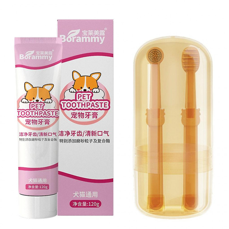 Dog Toothbrush Dog Toothpaste And Toothbrush Dog Oral Care Pet Toothbrush