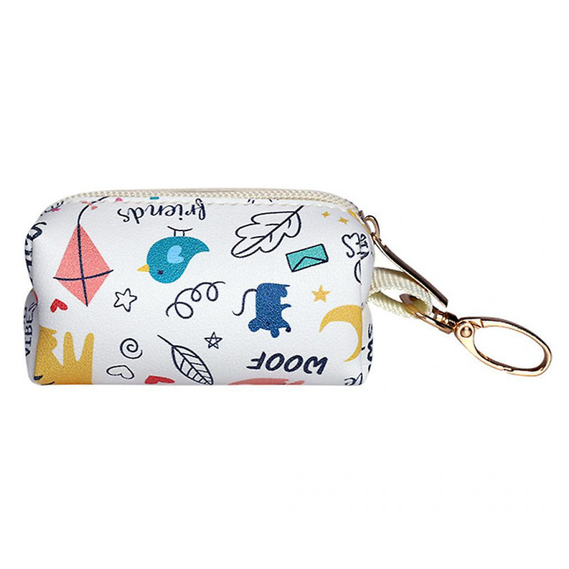 Dog Poop Bags Holder For Leash Cute Waste Bags Dispenser Portable Organizer