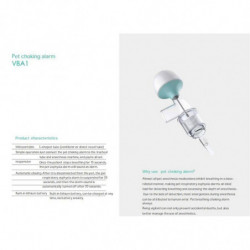 Moniteur de capteur d’alarme d’étouffement d’animal de compagnie Animal Chat Chien Alarme d’étouffement Anesthésie [...]