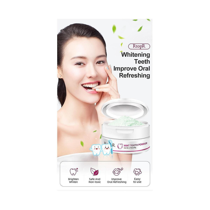 Teeth Whitening Powder Pearl Essence Natural Dental Toothpaste Toothbrush Kit Oral For Remove Stai