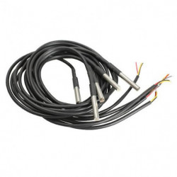 5 Pcs Waterproof Temperature Sensors Waterproof Temperature Transducers Digital Temp Probe