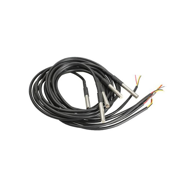 5 Pcs Waterproof Temperature Sensors Waterproof Temperature Transducers Digital Temp Probe