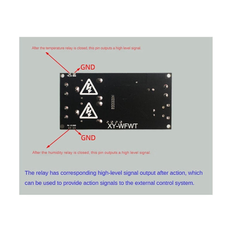 Temperature Humidity Remote Controller Module Dual Output Automatic Constant Temperature Humidity Control Board