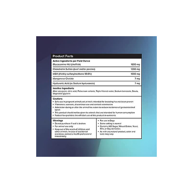 Liquidhealth k9 liquid glucosamine for dogs 32 oz