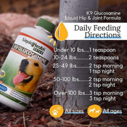 Liquidhealth k9 liquid glucosamine for dogs 32 oz