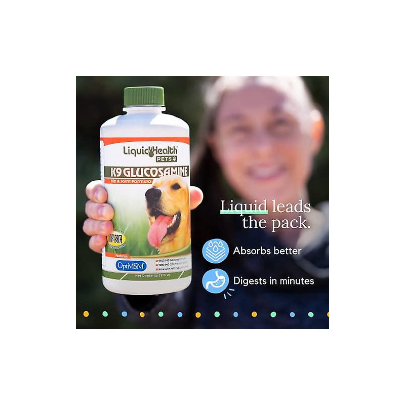 Liquidhealth k9 liquid glucosamine for dogs 32 oz