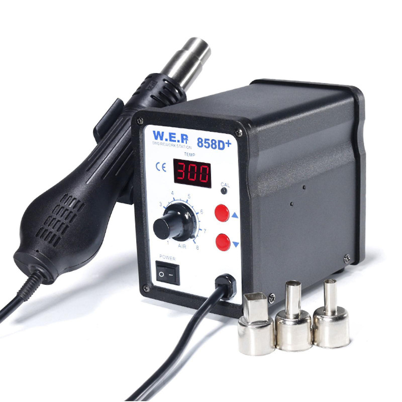 Station de soudure 700W Station de retouche de fer à souder à air chaud SMD