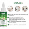 Gouttes oculaires pour chiens pour le lavage oculaire pour animaux de compagnie, soulager les yeux roses, [...]