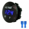 Led Digital Display Voltmeter Panel Dc12v Waterproof Digital Round Pan