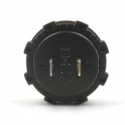 Led Digital Display Voltmeter Panel Dc12v Waterproof Digital Round Pan