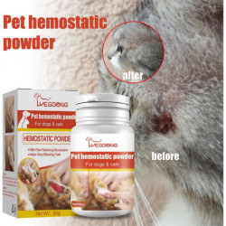 2pcs Pet Wound Care Poudre Plaie Et Soins De La Peau Pour Chat Et Chien Combat Les Infections 2pcs Pet Wound Care Poudre Plaie Et Soins De La Peau Pour Chat Et Chien Combat Les Infections