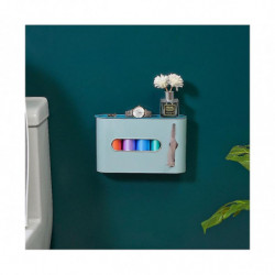 Garbage Bag Storage Box, Punch-free Wall-mounted Bag Storage Holder Garbage Bag Organizer For 5 Garbage Bag [...]