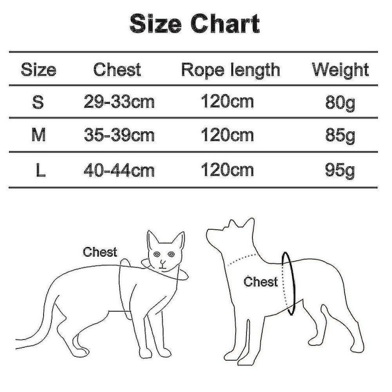 Dog Harness And Leash Set For Walking Cat And Small Dog Harness
