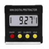 Black Mini Electronic Digital Display Inclinometer Slope Level Protractor